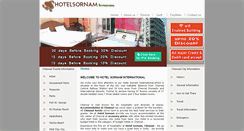 Desktop Screenshot of hotelsornam.com